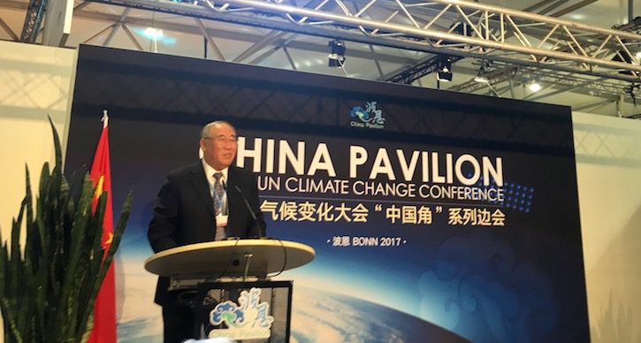 Xie Zhenhua COP23 Web